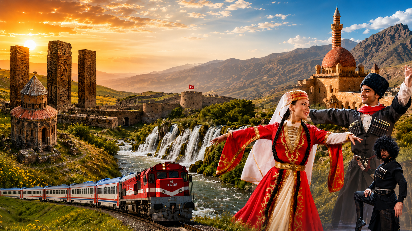 🚂 Van Ekspresi ile Gidiş – Doğu Ekspresi ile Dönüş – Van • Ahlat • Muradiye • Doğubayazıt • Kars • Ani Özel Turu – Mergez Macera Turizm