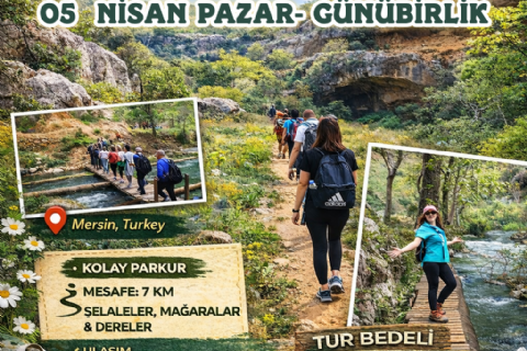 05 NİSAN MERGEZ İLE LAMOS - KAYACI VADİSİ VE DOKTORUN YERİ DOĞA YÜRÜYÜŞÜ