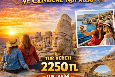 08 Mayıs Cuma Akşam Çıkışlı Nemrut-Cendere-Perre Antik Kenti-Halfeti Tekne Turu-2026 MERGEZ