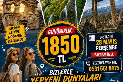 28 Mayıs Bayram Özel Şar Antik Kenti- Obruk Şelalesi- Feke Kalesi- Karakilise 
