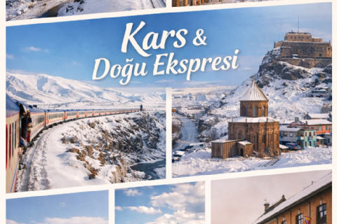DOĞU EKSPRESİ İLE ERZURUM, KARS, SARIKAMIŞ, ANİ, ÇILDIR GÖLÜ, TURU- MERGEZ