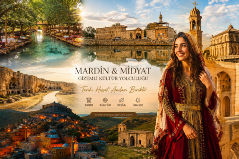 GİZEMLİ BEYAZSU – MİDYAT – SAVUR – MARDİN – DARA ANTİK KENTİ – EZİDİ VE SÜRYANİ KÖYLERİ TURU-MERGEZ
