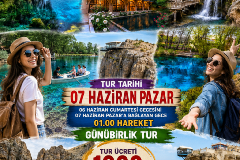 Gökpınar Turkuaz Göleti-Levent Kanyonu Ve Seyir Terası-Somuncubaba Külliyesi-Günpınar Şelalesi Turu- Mergez Macera Turizm 2026