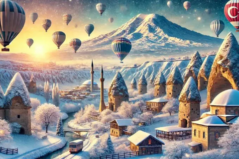 Hem Kapadokya Hem Erciyes- 2si1 Arada - Günübirlik. Mergez Macera Turizm