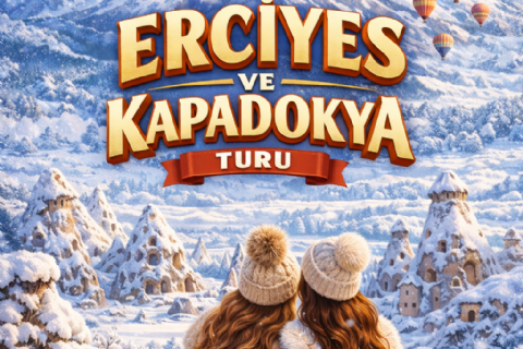 Hem Kapadokya Hem Erciyes- 2si1 Arada - Günübirlik. Mergez Macera Turizm