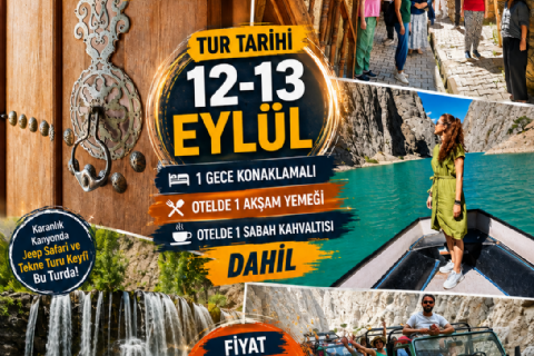 Kemaliye – Karanlık Kanyon – Apçağa Köyü – Eğin – Munzur Gözeleri – Ovacık – Tunceli Turu