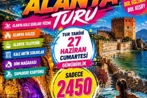 Mergez Macera Turizm İle Bol Yüzmeli Ve Gezmeli Alanya Turu- Alanya Kalesurları Yüzme-Dim Mağarası-Kale-Alanya Teleferik-Sapadere Kanyonu Ve Yüzme Turu