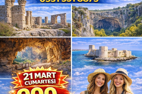 Mersin-Kanlıdivane ÖrenYeri-Uzuncaburç Antik Kenti-Astım Mağarası-Cennet-Cehennem Obruğu Ve Kızkalesi BAYRAM ÖZEL