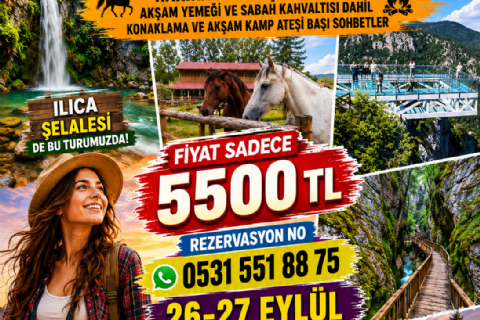 Muhteşem Kastamonu-Horma Kanyonu-Çatak Kanyonu-Daday- Turu