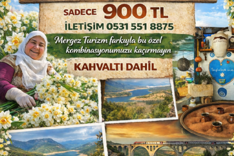 Nergis Tarlaları-Pamukluk Barajı-Tarihi Roma Yolu-Varda Alman Köprüsü- Girit Köyü Turu- Mergez Macera Turizm