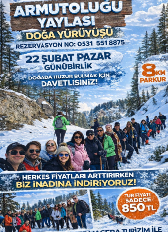 Armutoluğu Yaylası Kar Doğa Yürüyüşü- Mergez Macera Turizm