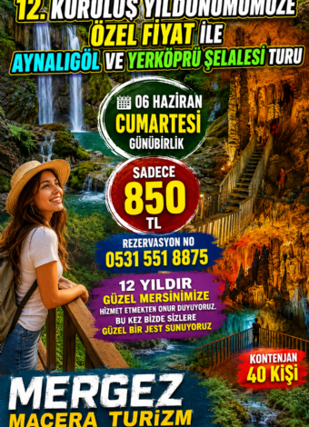 Aynalıgöl-Yerköprü Şelalesi Turu Günübirlik- MERGEZ MACERA TURİZM 2026
