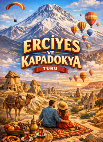 Hem Kapadokya Hem Erciyes- 2si1 Arada - Günübirlik. Mergez Macera Turizm