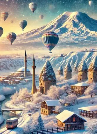 Hem Kapadokya Hem Erciyes- 2si1 Arada - Günübirlik. Mergez Macera Turizm