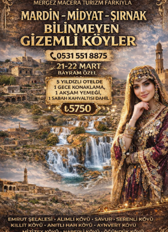 Mardin Travertenleri- Emrud Şelaleri-Mardin-Midyat-Şırnak Bilinmeyen Ezidi Ve Süryani Köyleri- Bayram Özel