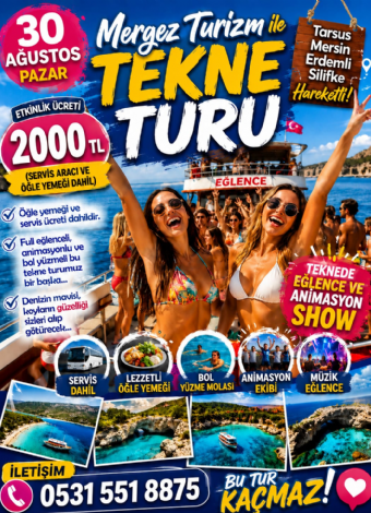 Mergez Turizm ile Bol Eğlence Dolu Büyük Tekne Turu